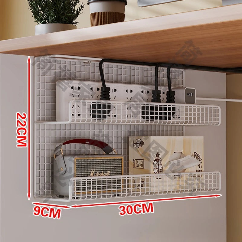 Organisateur de Câbles Ergo-Clean – Support de Gestion Sous Bureau (Sans Perçage)